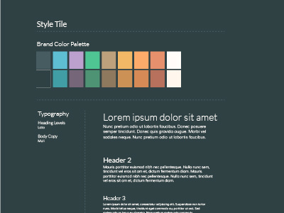 Style Tile by Elizabeth on Dribbble