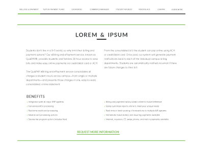 Website Content content design layout minimal modern web design website