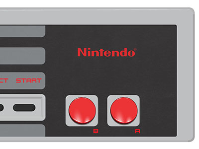 NES Controller controller drawing game illustration nintendo vector