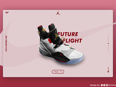 Nike Air Jordan Landing Page