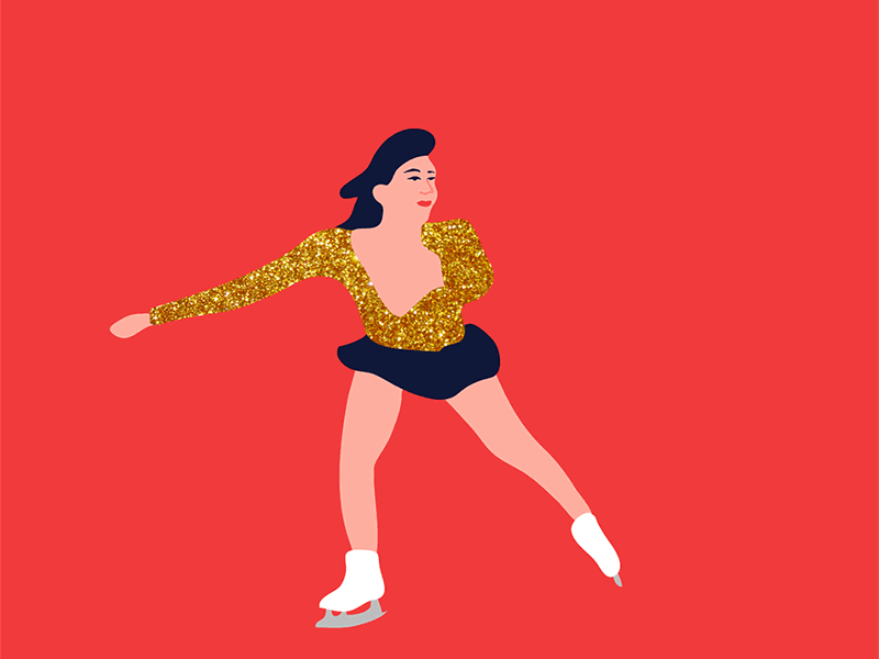 kristi yamaguchi animation design gif gif animation illustration