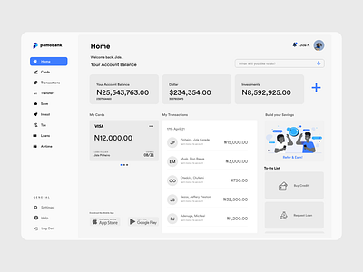 Pamobank Dashboard