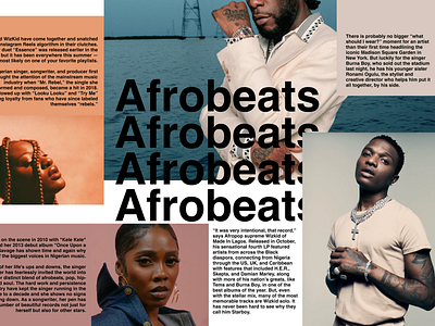 Layout Explorations afrobeat explorations layout