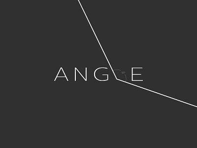 Angle Logo Concept branding design logo minimal typography vector