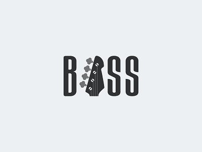 Bass - Logo Concept branding design logo minimal typography vector