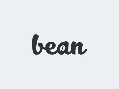 Bean - Logo Concept branding design logo minimal typography vector