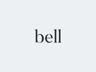 Bell - Logo Concept branding design logo minimal typography vector
