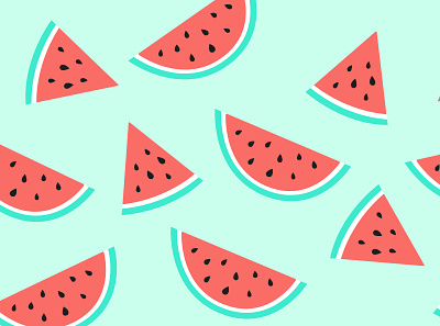 Watermelon Sugar High illustration vector wallpaper
