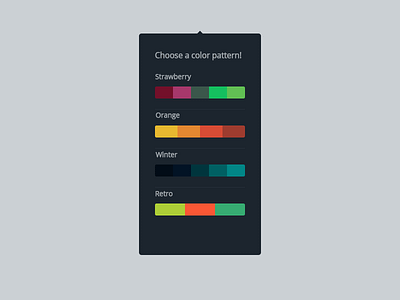 Color Palette (.psd, HTML & CSS)