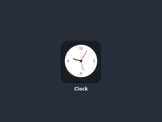 Clock App Icon by Marco Biedermann on Dribbble