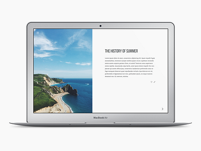 Minimal Blog Article View on Macbook article blog macbook minmal post ui web webdesign website