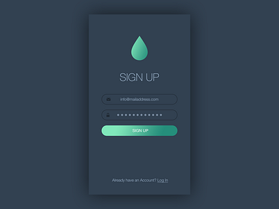 Daily UI | #001 | Sign Up app daily mobile register sign ui