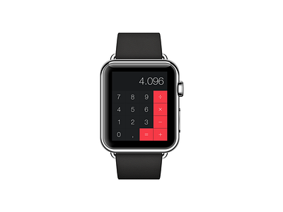 Daily UI | #004 | Calculator app apple watch calculator ui