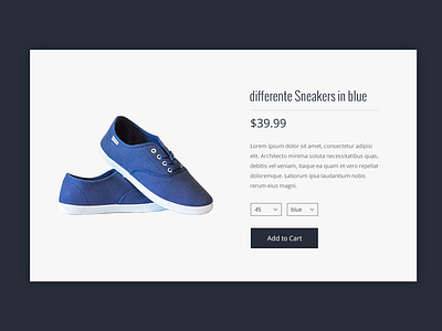 Daily UI | #012 | E-Commerce Shop details e commerce product shoes shop ui