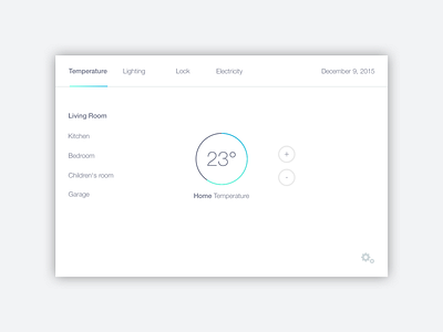 Daily UI | #021 | Home Monitoring Dashboard app dashboard home monitoring ui