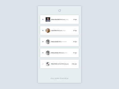 Daily UI | #047 | Activity Feed activity comment dailyui feed follow like messages ui