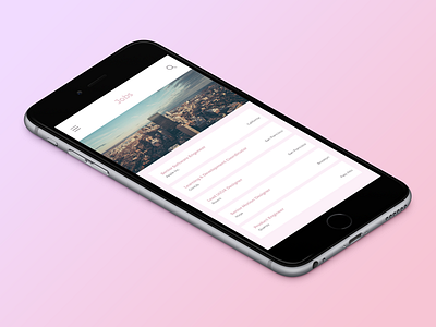 Daily UI | #050 | Job Listing dailyui iphone job list ui