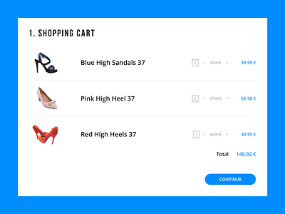 Daily UI | #058 | Shopping Cart