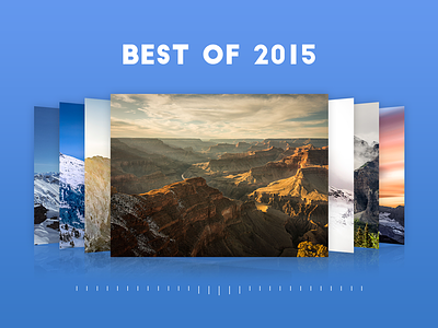 Daily UI | #063 | Best of 2015 best of cover flow daily ui gallery images timeline ui ux web year