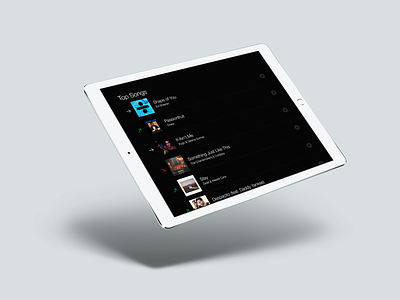 Daily UI | #069 | Trending app daily ui design ipad mobile music trending ui ux web