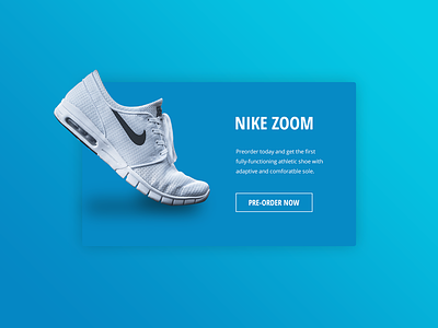 Daily UI | #075 | Pre-Order daily ui ecommerce nike order pre-order product shoe shop ui ux web
