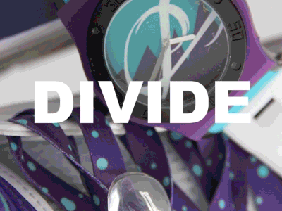 Divide watches campaign design motion photography