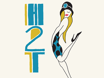 Hed2Toe - Logo Design fashion hand drawn illustration lettering logo typography