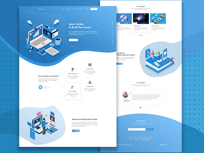 Online Course Landing Page By Saiful Islam On Dribbble