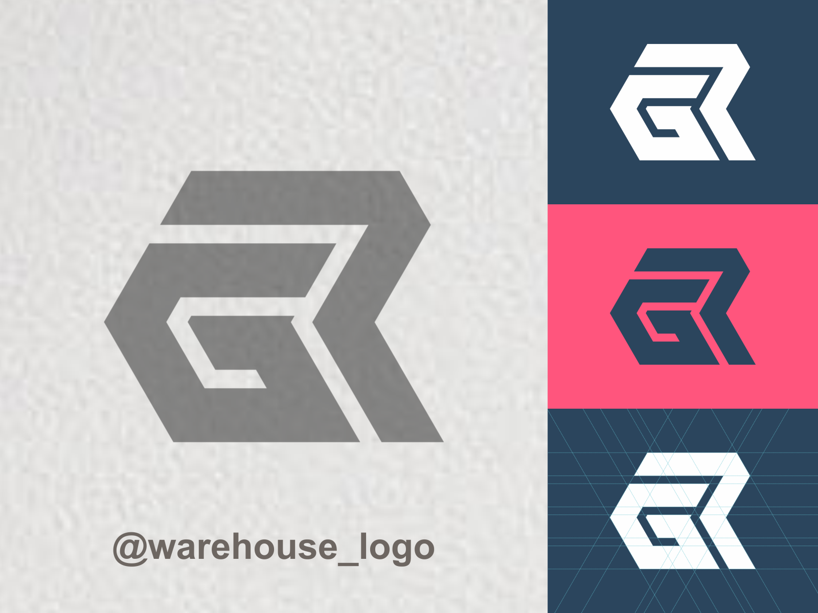 Gr Logo Design By Warehouse Logo On Dribbble