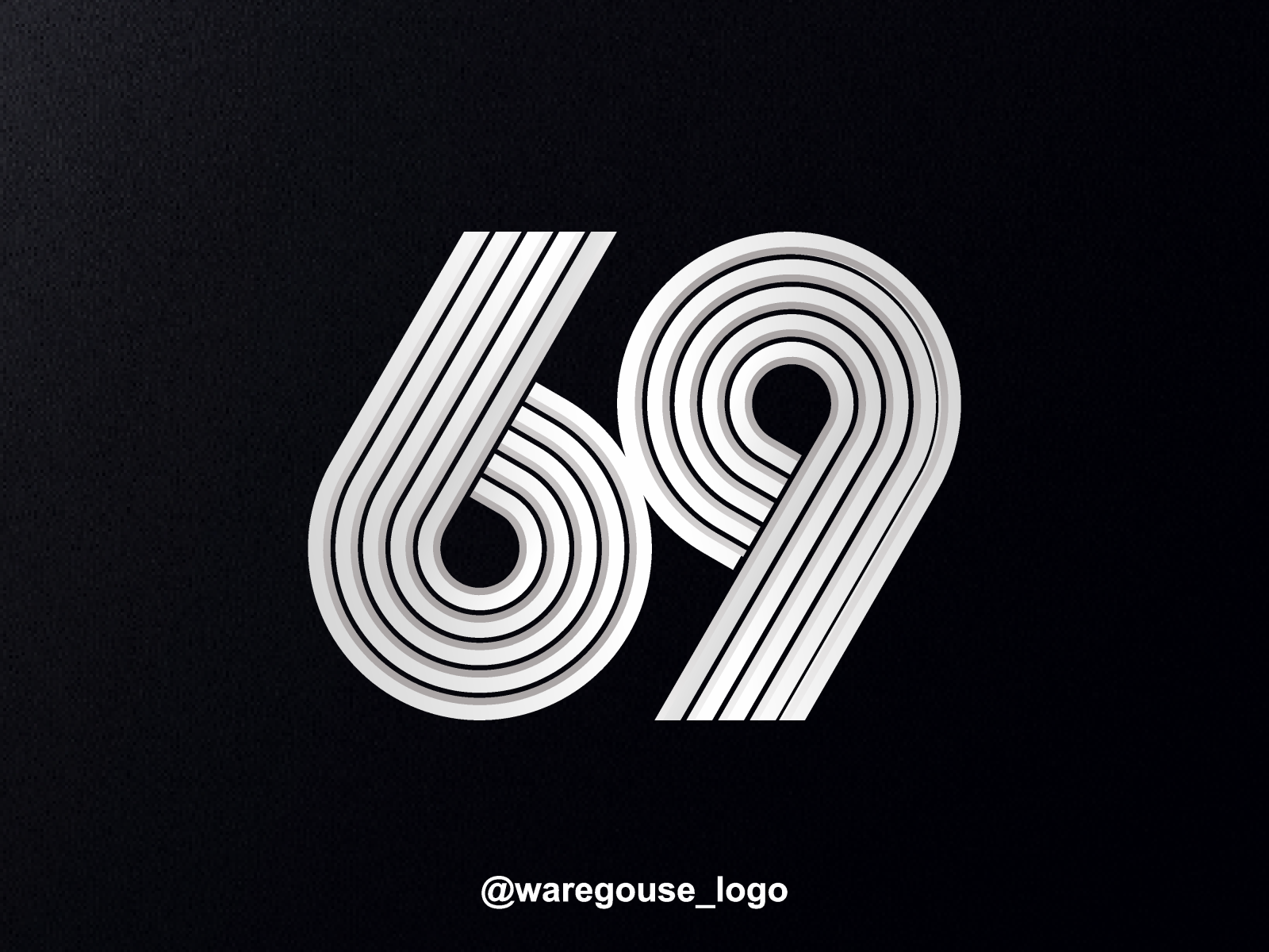 69 logo design by warehouse_logo on Dribbble