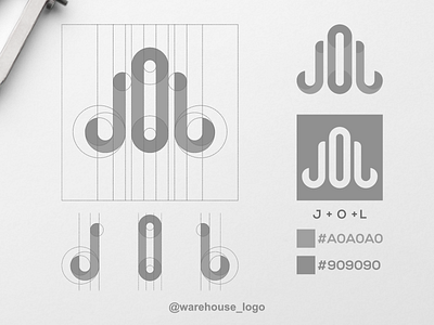 jol logo idea abstract branding brandmark design designispiration font graphicdesigner icon identity initials j l logo o