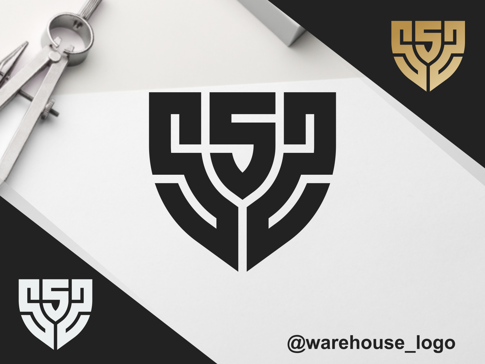 sss logo idea by warehouse_logo on Dribbble