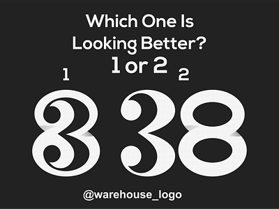 38 logo idea 3 38 8 83 branding brandmark design designispiration font graphicdesigner hexagon icon identity illustration initial initials logo monogram number triangle