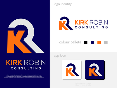 kr logo idea abstract app awesome brand identity branding brandmark design designispiration graphicdesigner icon identity initials initials logo k kr logoawesome monogram r rk ui