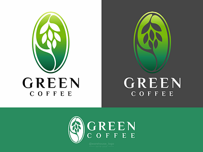 green coffee logo about abstract awesome brand identity branding brandmark coffee company design designispiration font graphicdesigner green icon identity illustration initials monogram simple symbol