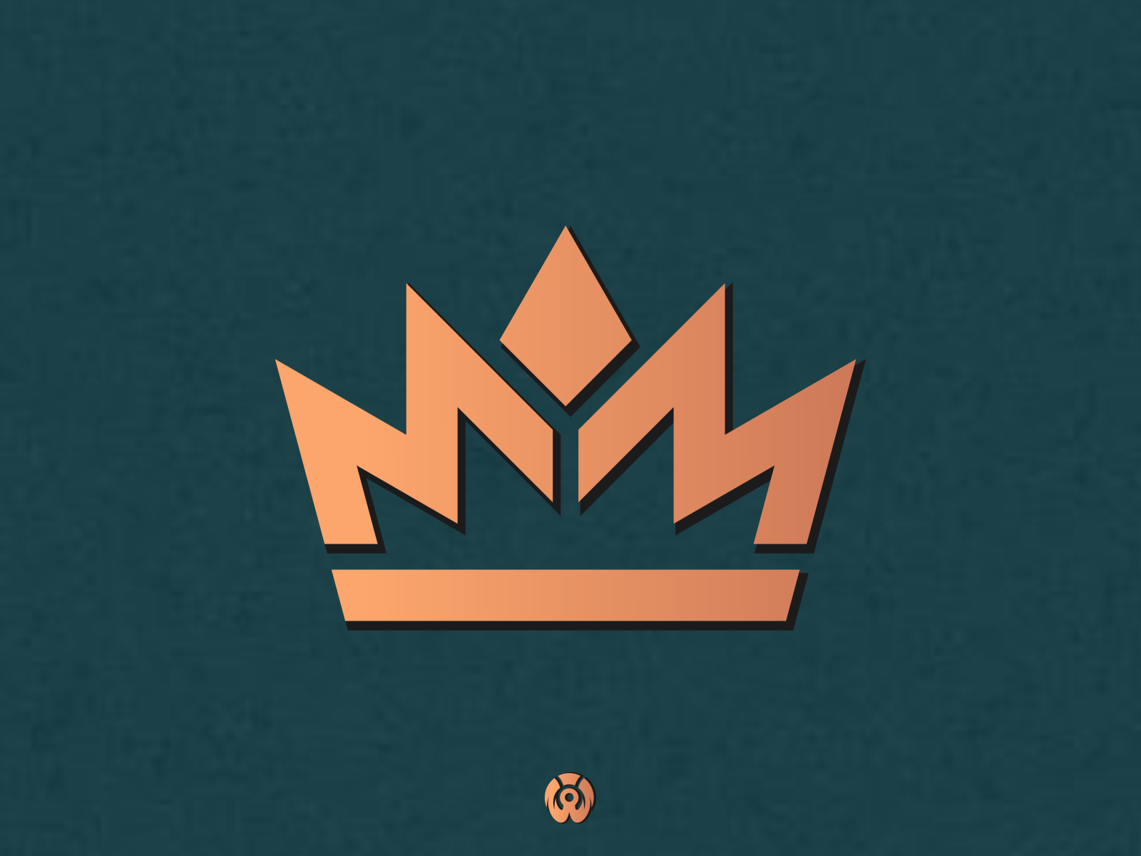 designer with crown logo