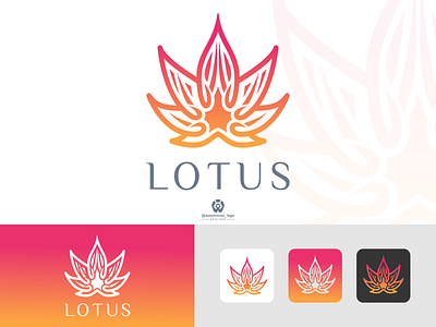 lotus logo inspiration awesome brand identity brandidentity branding brandmark clothing company design designispiration flower font graphicdesigner icon identity illustration initials logo logotipe lotus simple