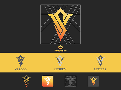 VS logo design template abstract awesome brand identity branding branding design brandmark company design designispiration font graphicdesigner icon identity illustration initials logo monogram s v vs