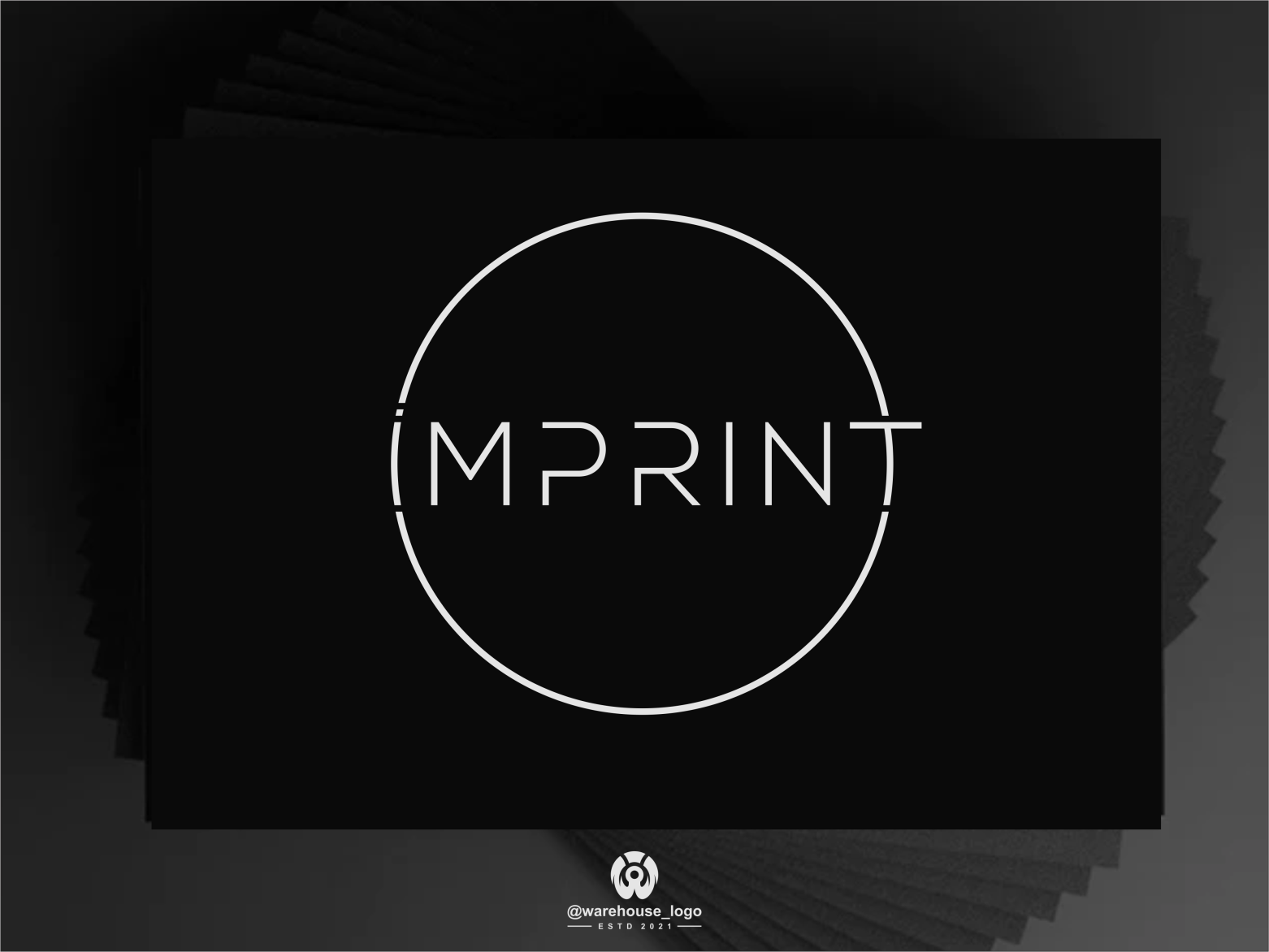 imprint logo design inspiration by warehouse_logo on Dribbble