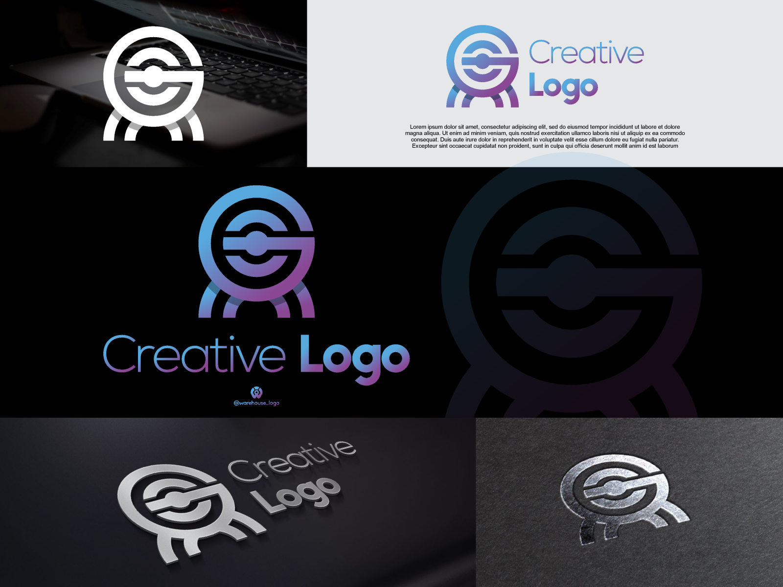 gc logo design by warehouse_logo on Dribbble