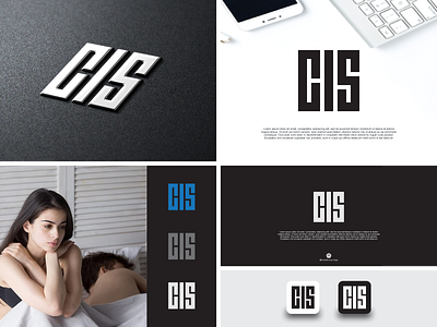 CIS, logo design template