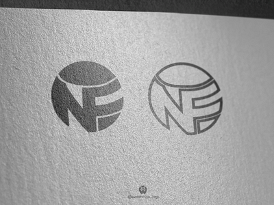 NF logo design template