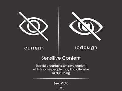 sensitive content logo redesign branding branding design brandmark content design designispiration font graphicdesigner icon identity illustration initials logoawesome logoidea logoinspirations logomaker logotype redesign sensintive sensitivecontent