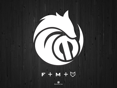 F + M + FOX . logo design template