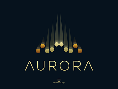 AURORA logo 3d abstrack aurora brandidentity branding brandmark colorfuul design designispiration graphicdesigner icon identity illustration logo logoinspirations logotype simple