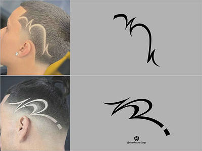 barbershop hair style logo ideas