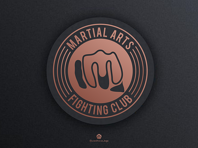 MARTIAL ARTS logo design template