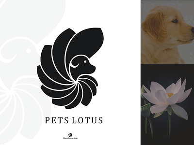 PETS LOTUS animals branding brandmark design designispiration dog graphicdesigner icon identity illustration logo logodesigns logoinspirations logos logotupe lotus pets