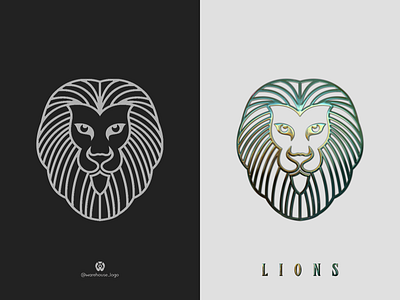 LIONS africa animal branding brandmark design designispiration graphicdesigner icon identity illustration lions logo logoinspirations logos logotype warehouselogo