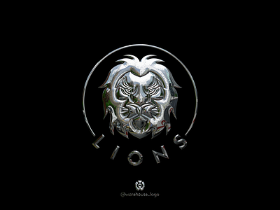 LIONS africa animals branding brandmark design designispiration fauna graphicdesigner icon identity illustration lions logo logodesigns logoinspirations logotype metalic simple
